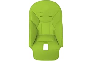 TUXXJZM Funda para trona de bebé, funda de cojín para silla de comedor para bebé, cojín de asiento de piel sintética, funda de repuesto para Peg Perego, Siesta Zero3, Baoneo, Kosmic Jané