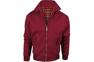 LE11-Harrington Jacket Men's Classic Retro scooter 1970's vintage bomber mod coat top