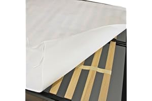 L'ANTICO ARCOLAIO - Coprirete Matrimoniale 160x190 in Feltro, Lacci per Fissarlo Saldamente agli Angoli del Letto, Prodotto Italiano, Materiale Anallergico e Antiacaro