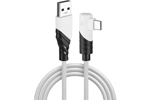 SELURK 3m Link Cable for Oculus VR Headset Cables Compatible with Meta Quest 2/Quest 3/Pro Pico 4 Link Cable Charger for PC/Steam VR Games 60W Fast Charging USB 3.2 A to Type-C 5Gbps High Speed Data Transfer