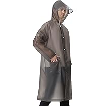 SOPPY Lichtgewicht waterdichte regenponcho voor dames en heren, winddichte herbruikbare ripstop ademende regenjas met capuchon voor buitenactiviteiten sneldrogende regenjas met capuchon vrije maat