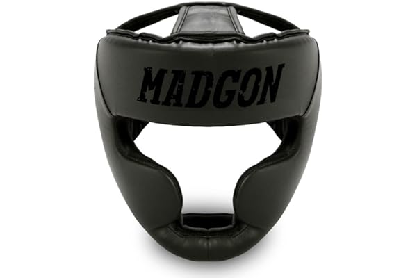 MADGON Casque Boxe Pro Intégral – Protection Maximale & Vision Claire – pour MMA, Arts Martiaux et Sparring