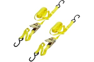 WOLFPACK LINEA PROFESIONAL Maurer Cinta De Amarre con Ratchet 25 mm. x 4,5 Metros (Blister 2 Piezas)