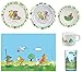 Produktbild Janosch Küchenset für Kinder, Teller, Suppen-Teller, Müslischale, Platz-Set, Trink-Glas & Trink-Becher