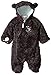 Pumpkin Patch  Fur All in One Footies, Red (Licorice), 0-3 Months