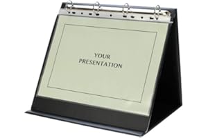 Lansdale A4 Presentation Table Top Flipchart Binder (Black)
