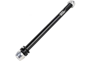 CyclingDeal Bike Bicycle 12mm Rear Whee Thru Axle Skewer for Indoor Trainer | Length 166mm to 178mm | Thread Pitch: M12 x P1.5 Compatible with Shimano | 2.5mm/6mm/tapered 7.5mm Spacers