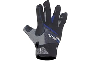 Gul CZ Winter Short Finger Glove Black - Easy Stretch - Unisex