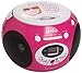 Price comparison product image Lexibook Mattel Barbie Radio CD player, heapdhones jack, aux-in jack, AC or battery-operated, Pink/White, RCD102BB