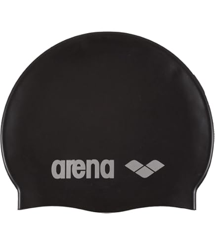 Arena Print 2 Bonnet De Bain Unisexe En Silicone Pour Adultes, Femmes Et Hommes, Entraînement Intensif, Confortable, Antidérapant, Bonnet De Bain Pour Cheveux Longs, X