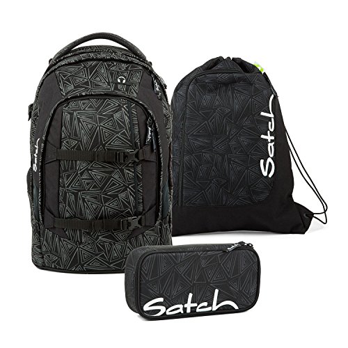 Preisvergleich Produktbild Satch Pack Ninja Bermuda Schulrucksack Set 3tlg.