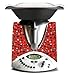 Produktbild Aufkleber Sticker geeignet für Thermomix TM31 TM 31 NEU Modell Punkt rot schwarz weiß