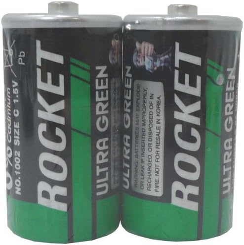 ToolUSA 2 Piece Package Of Heavy Duty Rocket Brand c Cell Batteries: BH-CC-2PK-RT-Z04 : (Pack of 4 Packages)