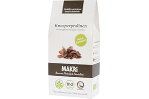‎MAKRI MAKRi® BIO Knusperpralinen - Schoko Krossies ohne raffinierten Zucker, Mit Dattel Schokolade, Vegan & Fair gehandelt (1 Stk.)