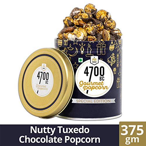 4700BC Nutty Tuxedo Chocolate Popcorn, Tin, 375g