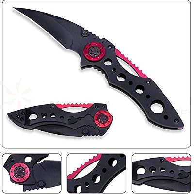 Iron Man II Aviation Aluminium Couteau De Poche Pliant Chasse Survie Pêche Randonnée Folding Knife