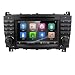 Produktbild 7-Zoll-Doppel-Din-Autoradio mit Stereoanlage für Mercedes-Benz C-Klasse W203 CLK-Klasse W209 DVD-Player unterstützt GPS-Navigationsgerät, DAB +, BT, RDS-Radio, Spiegelverbindung, SWC, OBD2, DVR