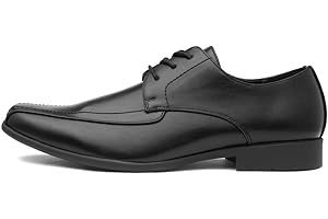 Beckett Brook Mens Black Stitch Lace Up Shoe