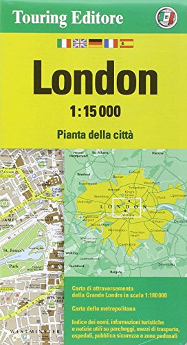 London 1:15.000. Pianta della città. Ediz. multilingue London 1:15.000. Pianta della città. Ediz. multilingue
