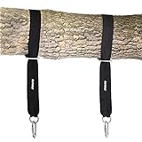 Startostar Tree Swing Hanging Straps with Carry Pouch &amp; Safety Lock Carabiner Hooks,Easy &amp; Fast Installation, Holds Up to 500 KG for Tire,Hammocks,Battle Rope Training(2 Pack) (Toy)
