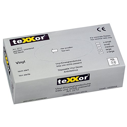 Preisvergleich Produktbild 100 er Box TEXXOR Einweghandschuhe (2213) Gr. M