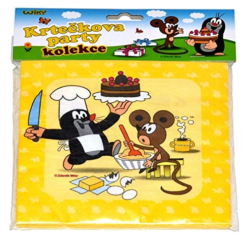 Partyservietten „Der Kleine Maulwurf“ – 12 Stück - 2