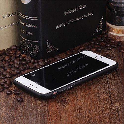 iPhone 6 Plus/iPhone 6S Plus Lederhülle Brieftasche , XGUO Dünne Leder Tasche mit Stand Halter Kreditkarten Steckplätze Für iPhone 6 Plus/iPhone 6S Plus optimale Einhandbedienung Hülle(Schwarz,iPhone 6 Plus/iPhone 6S Plus) - 8