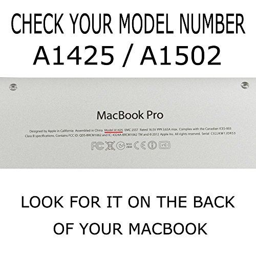 MacBook Pro 13 Retina Hülle, iNeseon Ultra Slim Plastik Leichte Hartschale Tasche Cover Case Schutzhülle für Apple MacBook Pro 13″ 13.3″zoll mit Retina Display Modell:A1502 und A1425(Klar) - 3