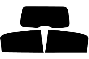 PSSC WINDOW FILM PSSC Pre Cut Rear Car Window Films for Fiat Grande Punto 5 Door 2005 to 2015 20% Dark Tint