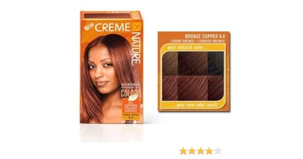 Creme Of Nature Hair Dye Color Bronze Copper 6 4 Amazon Co Uk