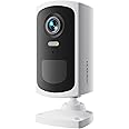 MUBVIEW Security Cameras Outdoor Wireless, 2K Battery Camera, WiFi Cameras for Home Security with 2.4Ghz, Spotlight&Siren Alarm, 2-Way Audio, Color Night Vision, Motion Detection, Local/Cloud Storage