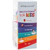 Vitacoral Multivitamin &amp; Fish Oil For Kids 150ml &Ccedil;ilek Aromalı Şurup