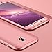 Produktbild Samsung Galaxy J7 2017/J730/J7 Pro 2017 Hülle,Samsung Galaxy J7 2017/J730/J7 Pro 2017 Handyhülle,Panzerglas Displayschutzfolie für Samsung Galaxy J7 2017/J730/J7 Pro 2017,JMGoodstore 3 in 1 Ultra Dünn 360 Full Body Schutz Schutzhülle Anti-Kratzer Elegant Stoßfest Hart PC Skin Rückdeckel Glatte Rückseite Bumper tasche Rose Gold