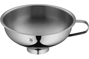 WMF Gourmet Marmeladentrichter 14 cm, Trichter große Öffnung 4 cm, Einfülltrichter Edelstahl, Cromargan Edelstahl, Einfüllhilfe für Gläser