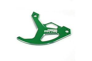 USTPO Motocicleta Disco de Freno Trasero Protector Protector Cubierta de Protección CNC para Kawasaki KLX450R KX125 KX250 KX250F KX450F KX450 Moto - Verde