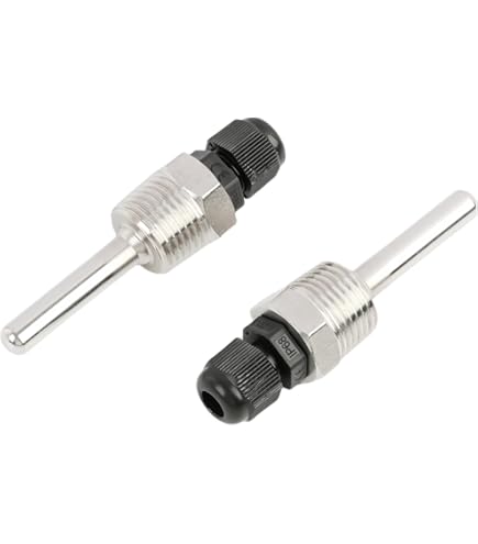 Thermowell, 4 Stuks 304 Roestvrij Stalen Dompelhulzen, 8 X 100 Mm Dompelhulzen Voor Temperatuursensor G1 2 Inch Schroefdraad Dompelbeveiligingsbuizen Thermoelementen 1680059870