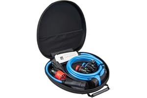 NRGkick 32A 5.0m Set Optimal / mobile Wallbox ohne Installation / Ladegerät für Elektrofahrzeuge / inkl. 32A 5Pol, 16A 5Pol, 16A 3Pol, Typ E+F “Schuko” 13A (EU) und Transporttasche