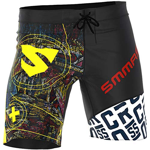 SMMASH Pantaloncini Men's Compression CrossFit Shorts GRAFFITI (M)
