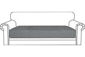 Ystyle Copriseduta Divano Elasticizzato, Copri Cuscini Divano, Coprisedile Per Divano, Universale Copricuscini Per Divani, Copricuscino Copri Seduta Divano(3 Posti, Grigio Chiaro)