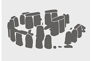 CFSUPPLIES STONEHENGE (A4) Airbrush, Paint Stencil, Genuine Mylar Re-Useable 125 micron