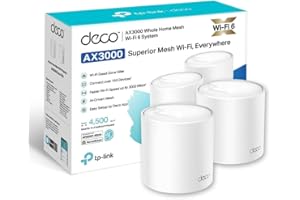 TP-Link Deco WiFi 6 Mesh AX 3000Mbps Deco X50(2-pack) - Système WiFi 6 pour Toute la Maison - Couverture WiFi de 410㎡ - Installation Facile - Contrôle Parental - Compatible avec toutes les Box Fibre