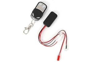 Dilwe RC Winch Controller, 1/10 RC Crawler Winch Controller Drahtloser Fernbedienungsempfänger für 1:10 SCX10 D90 D110 TF2 TRX4 KM2 RC Car