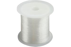 HILAI 1 Roll Transparent Fishing Thread Fishing Line Monofilament Fishing Line Clear Strong Fish Wire 0.25mmx70m