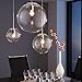 Produktbild s.LUCE Pendelleuchte Orb Ø 20 cm Klar Pendellampe Glaskugel Glas Hängeleuchte Glas-Hängelelampe elegant und klassisch Mundgeblasen
