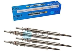 ‎YOU.S YOU.S Original 12230035934 Glühkerze Länge 134 mm Spannung 7 V (4 Stück)