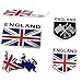 Produktbild AzuNaisi Metall Auto Aufkleber Flagge Abzeichen Emblem Aufkleber Auto Abzeichen Aufkleber für Universal Auto dekorative Accessoires 5pcs (Vereinigtes Königreich) Autoaccessoires