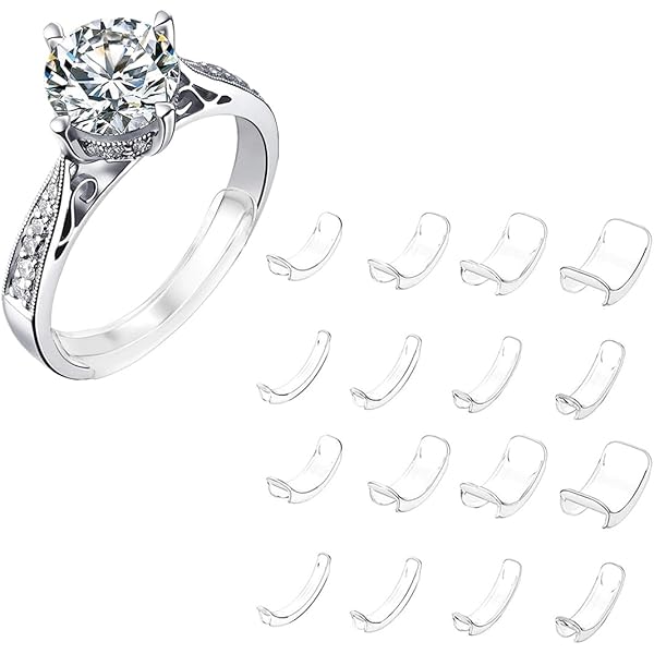 114 Regolatori Anello Invisibili - Per Ridurre Misura Anelli, Plastica, Dimensioni 3-8 Mm - Foto 7