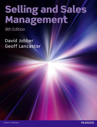 Selling and Sales Management livre