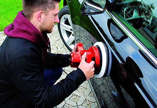 Einhell Auto Poliermaschine CC-PO 90 (90 W, Polierteller 240 mm, 3700 min-1, inkl. 1 Textil- und 1 Synthetik – Polierhaube) - 4