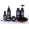 Hairotic MEN Beard Kit | Infused with Argan Oil | Contains Beard Brush | Helps Maintain and grow the beard | Suitable for All